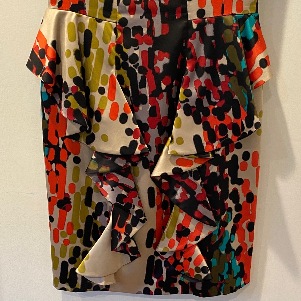 Jessicas simpson , Colorful Abstract Print Dress - Picture 4 of 14